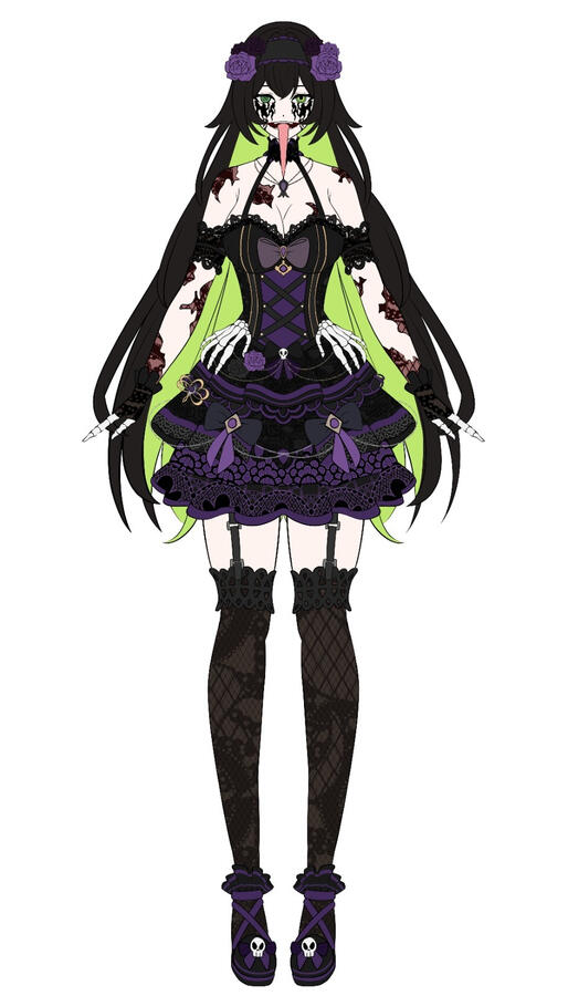 Detailed Vtuber model